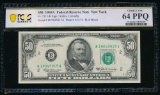 1969A $50 New York FRN PCGS 64PPQ