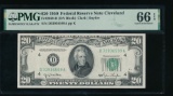 1950 $20 Cleveland FRN PMG 66EPQ