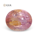 GIA Certified 7.01 Ct Padparadscha Sapphire