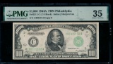 1934A $1000 Philadelphia FRN PMG 35