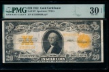 1922 $20 Gold Certificate PMG 30EPQ