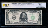 1934 $1000 Chicago FRN PCGS 55