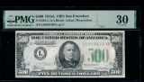 1934A $500 San Francisco FRN PMG 30