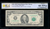1985 $100 Chicago FRN PCGS 66PPQ