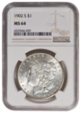 1902-S $1 Morgan Silver Dollar NGC MS64