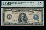 1918 $500 Chicago FRN PMG 15NET