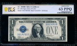 1928D $1 Silver Certificate PCGS 63PPQ