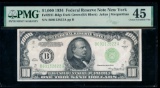 1934 $1000 New York FRN PMG 45