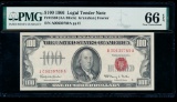 1966 $100 Legal Tender Note PMG 66EPQ