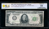 1934 $500 Chicago FRN PCGS 55