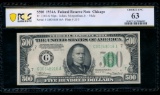 1934A $500 Chicago FRN PCGS 63