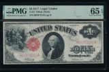 1917 $1 Legal Tender Note PMG 65EPQ