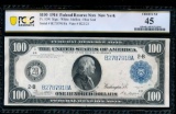 1914 $100 New York FRN PCGS 45