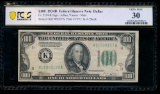 1934B $100 Dallas FRN PCGS 30