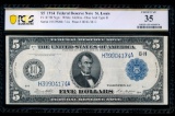 1914 $5 St Louis FRN PCGS 35