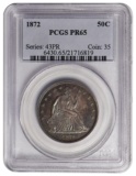 1872 Seated Liberty Half Dollar PCGS PR65