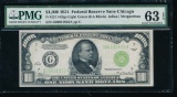1934 $1000 Chicago FRN PMG 63EPQ