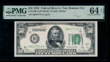 1928 $50 Kansas City FRN PMG 64EPQ