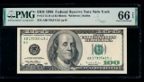 1996 $100 New York FRN PMG 66EPQ