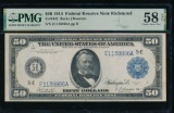 1914 $50 Richmond FRN PMG 58EPQ