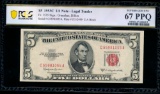 1953c $5 Legal Tender Note PCGS 67PPQ