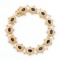 Plated 18KT Yellow Gold 5.05cts Amethyst Bracelet