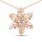 10KT Rose Gold 0.99ctw Morganite Pendant