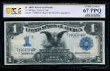 1899 $1 Black Eagle Silver Certificate PCGS 67PPQ