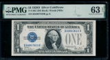 1928B $1 Silver Certificate PMG 63EPQ