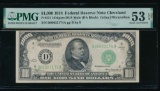 1934 $1000 Cleveland FRN PMG 53EPQ