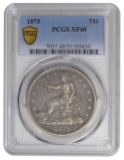 1875 $1 Trade Dollar PCGS XF40