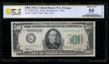 1934A $500 Chicago FRN PCGS 55