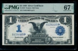 1899 $1 Black Eagle Silver Certificate PMG 67EPQ