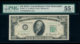 1950A $10 STAR Minneapolis FRN PMG 55EPQ