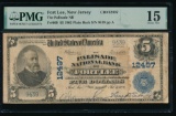 1902 $5 Fort Lee NJ National PMG 15