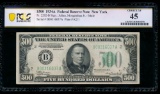 1934A $500 New York FRN PCGS 45