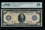 1914 $100 Chicago FRN PMG 20