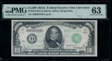1934A $1000 Cleveland FRN PMG 63