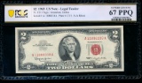 1963 $2 Legal Tender Note PCGS 67PPQ