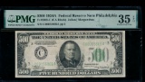 1934A $500 Philadelphia FRN PMG 35EPQ