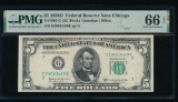 1950D $5 Chicago FRN PMG 66EPQ