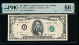 1950D $5 Boston FRN PMG 66EPQ