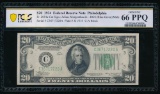 1934 $20 Philadelphia FRN PCGS 66PPQ