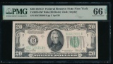1934D $20 New York FRN PMG 66EPQ