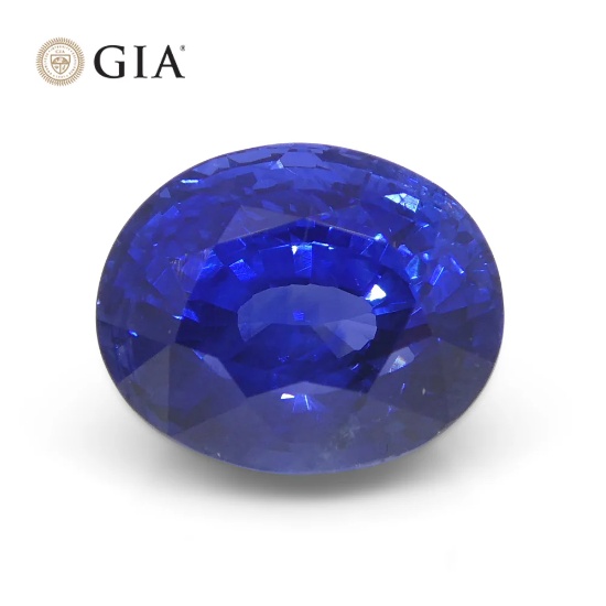 Dazzling 5.62 Ct GIA Certified Natural Sapphire