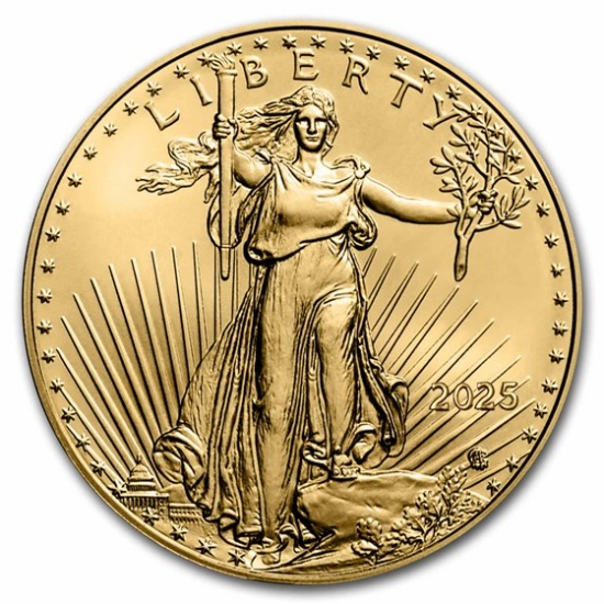 2025 $25 American Eagle 1/2oz Gold Coin