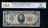 1934 $20 Hawaii FRN PCGS 35