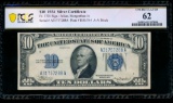 1934 $10 Silver Certificate PCGS 62