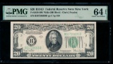 1934D $20 New York FRN PMG 64EPQ