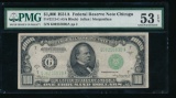 1934A $1000 Chicago FRN PMG 53EPQ